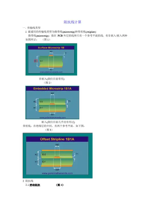 PCB阻抗计算 2