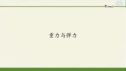 重力与弹力