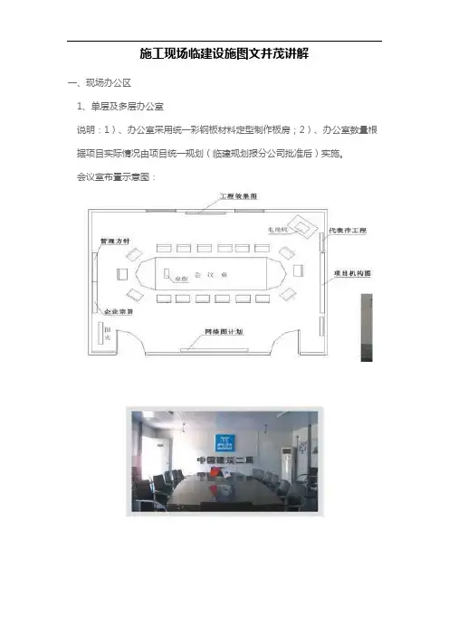 施工现场临建设施图文并茂讲解