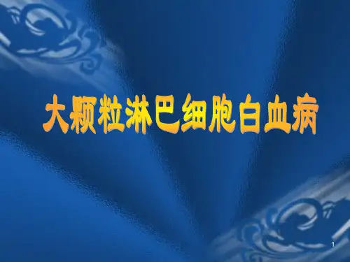 大颗粒淋巴细胞(LGL)