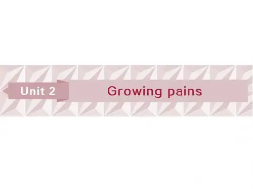 2019届一轮复习译林版必修1 Unit 2Growing pains课件(93张)