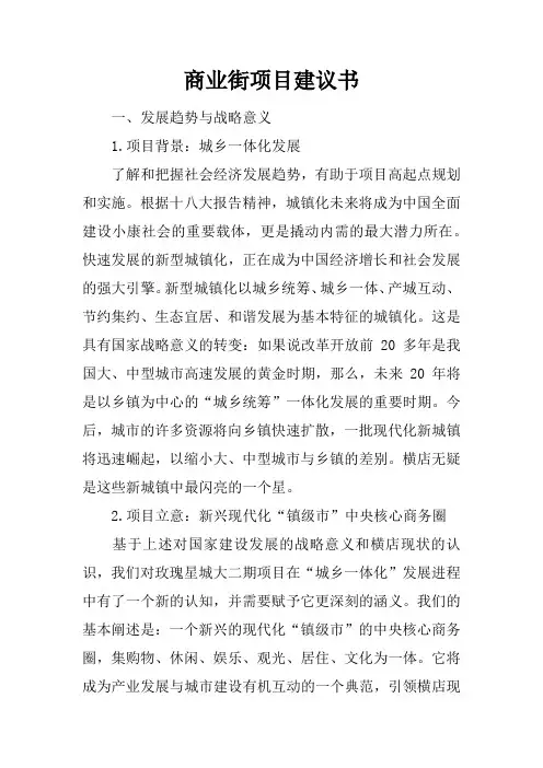 商业街项目建议书_2