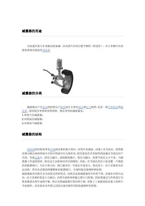 汽车减震