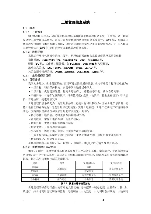 土地管理信息系统