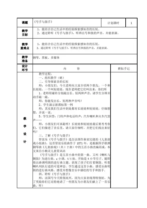《号手与鼓手》