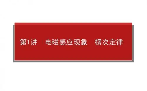 2015物理全程复习名师专用精品课件：9.1