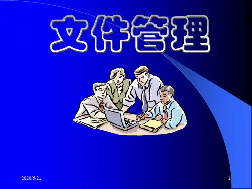 药厂文件管理(课堂PPT)