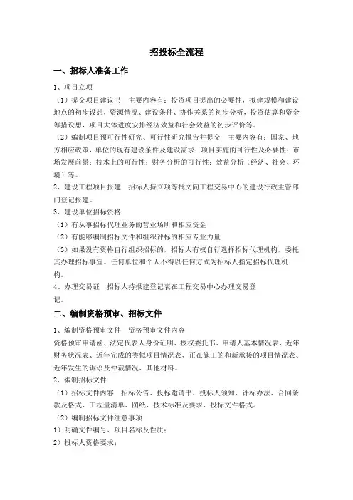 招投标流程