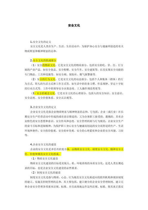安全文化