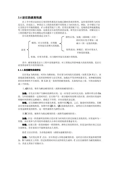 34岩石的流变性质解析