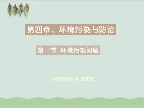 环境污染问题ppt 中图版.ppt