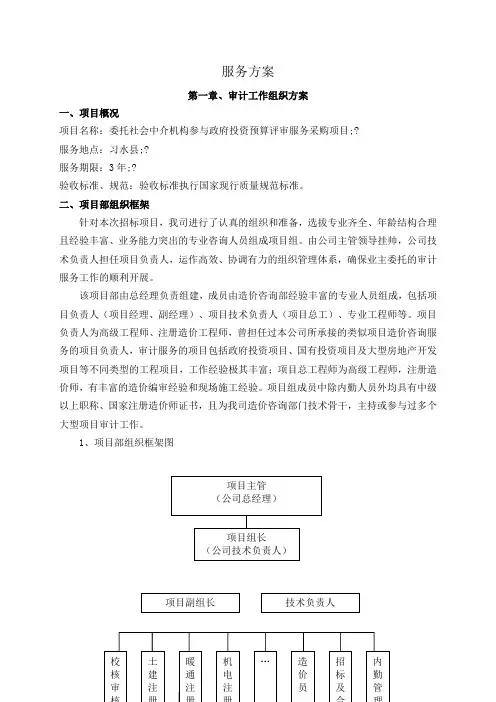 审计服务方案