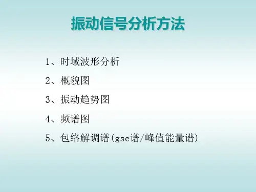 振动信号分析方法