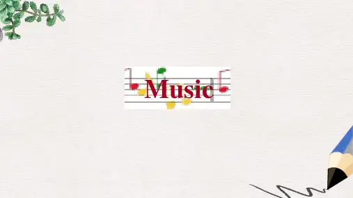 2019学年高中英语Module3MusicIntrodution课件外研版必修2