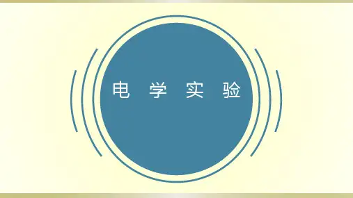 人教版初中物理一轮复习课件——电学实验(二)