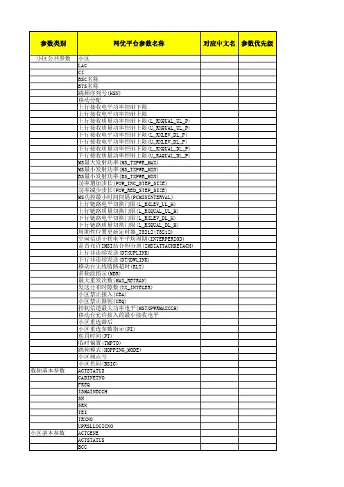 华为G网配置参数_V9R11