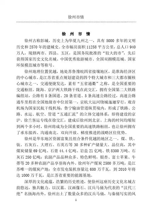 徐州市情