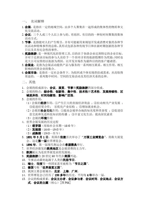 会展考试