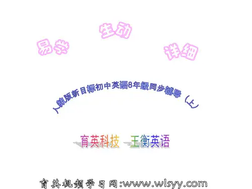 人教新版新目标初二英语unit3-I'm more goingout than my sister