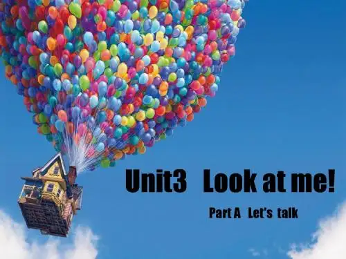 新版pep小学英语三年级上册unit3 A  talk