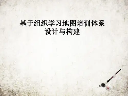 基于组织学习地图培训体系设计与构建