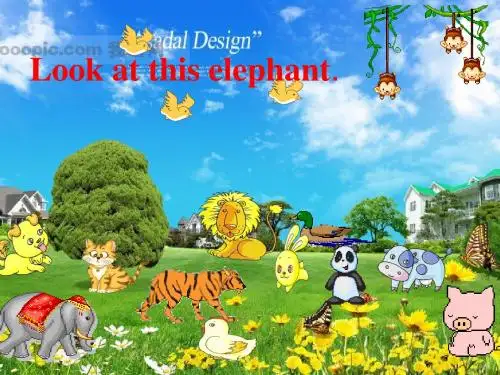 unit3  Look at this elephant.