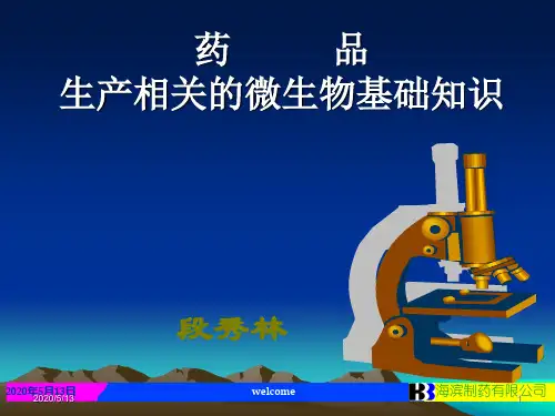 药品生产相关的微生物基础知识