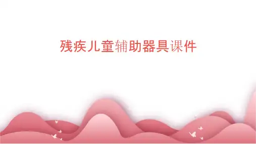 残疾儿童辅助器具课件