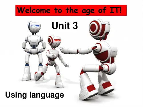Unit3 Computers Using language 上课用