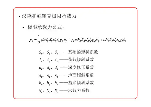 第九章：地基承载力