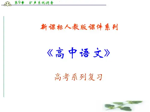 高考语文一轮复习课件：13《病句修改专题复习》