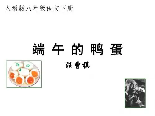 《端午的鸭蛋》公开课