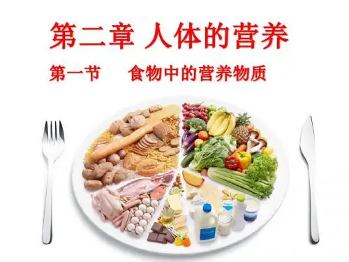 第二章 第一节食物中的营养物质
