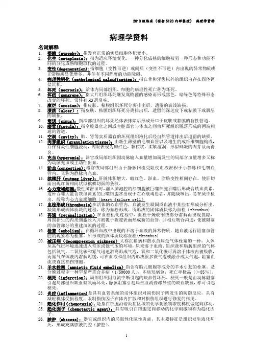 病理学资料最终版详解