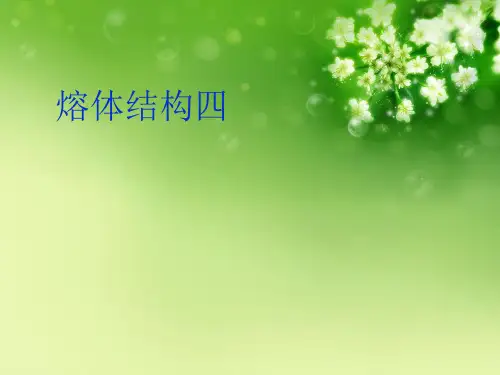 熔体结构四优秀课件