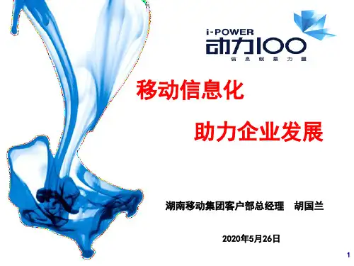胡国兰移动信息化助力企业发展