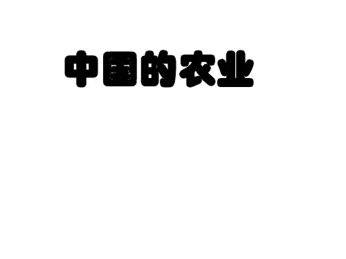 中国农业