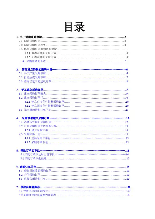 IFSerp采购操作手册