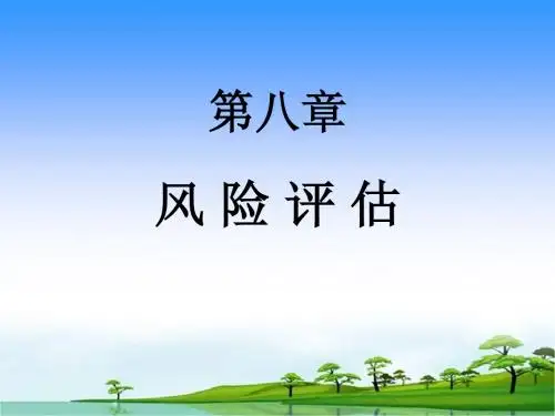 第八章 风险评估