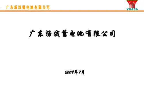 汤浅电池资料