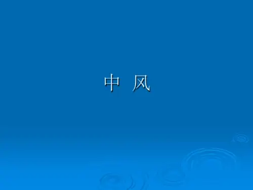中风 PPT课件