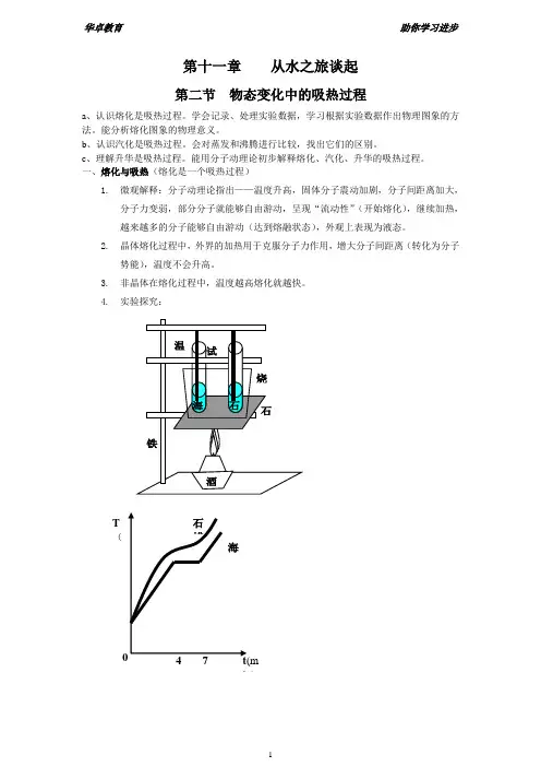 物态变化中的吸热过程