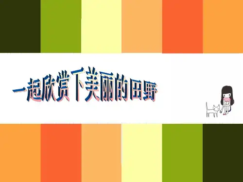 (演唱)我们的田野