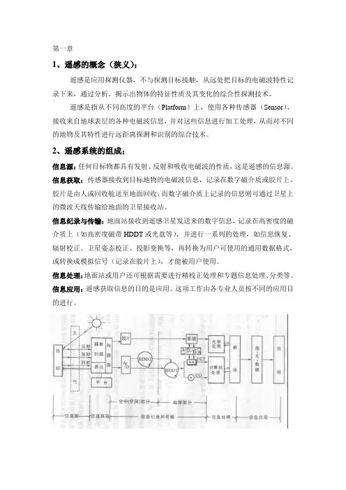 遥感复习题(答案)..