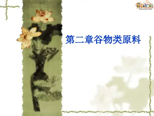 第二章谷物类原料