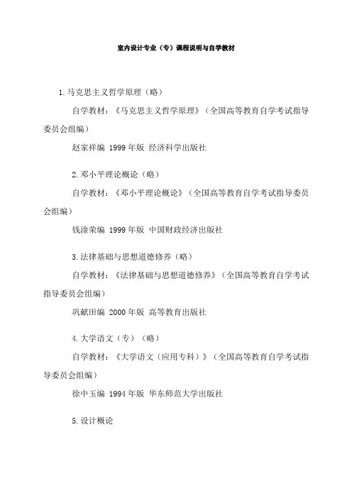 室内设计专业
