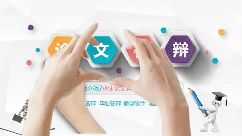 微立体精美论文答辩专用ppt模板