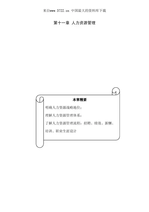 人力资源管理(pdf 33页)