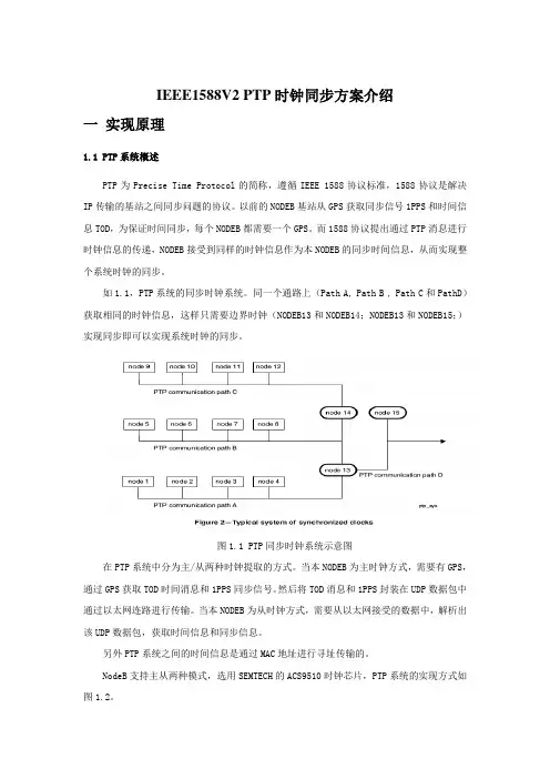IEEE1588V2时钟同步方案