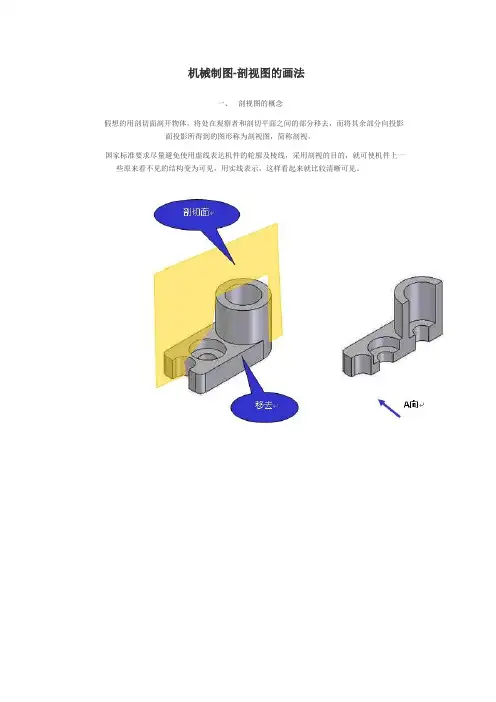 机械制图-剖视图的画法 2